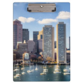 Boston skyline van waterfront klembord (Voorkant)