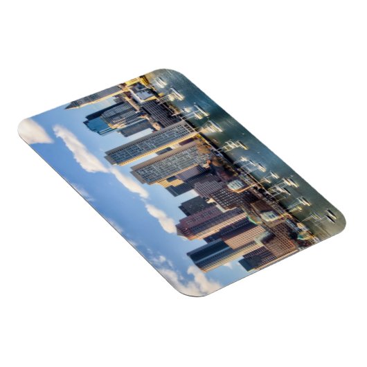 Boston skyline van waterfront magneet (Rechterzijde)