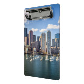 Boston skyline van waterfront mini klembord (Angled2)