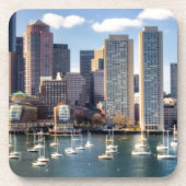 Boston skyline van waterfront onderzetter (Voorkant)
