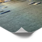 Boston skyline van waterfront poster (Hoek)