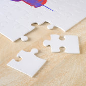 Boston Skyline waterverf Legpuzzel (Zijkant)