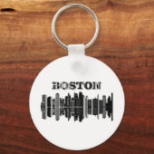 Boston Skyscrapers Building Sleutelhanger (Voorkant)
