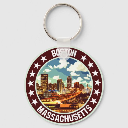 Boston Sleutelhanger (Achterkant)