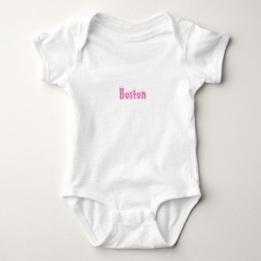 "Boston" sneeuw roze - Romper (Voorkant)