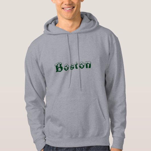 "Boston" sneeuwgroen - Hoodies & Sweatshirt (Voorkant)