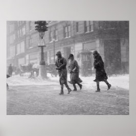 Boston Sneeuwstorm December 1936 Poster