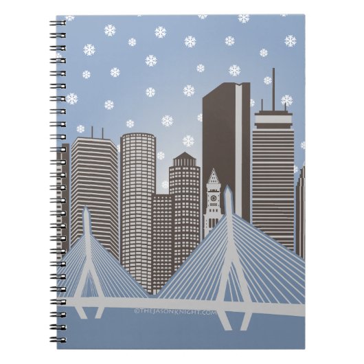 Boston Snowflakes Notitieboek (Voorkant)