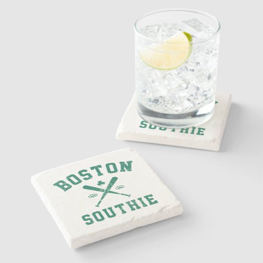 Boston Southie Stenen Onderzetter (Zijkant)