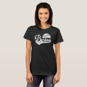 Boston Souvenir Massachusetts Skyline Hometown T-shirt (Voorkant volledig)
