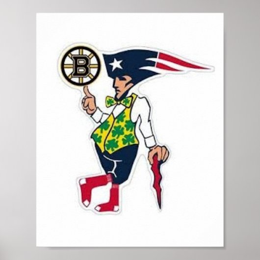 Boston Sports Poster (Voorkant)