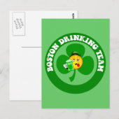 Boston St Patrick's Day Briefkaart (Voorkant / Achterkant)