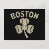  Boston St. Patrick's Day Irish Shamrock Briefkaart (Voorkant)