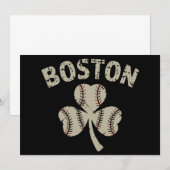  Boston St. Patrick's Day Irish Shamrock Kaart (Voorkant / Achterkant)