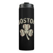 Boston St. Patrick's Day Irish Shamrock Thermosbeker (Voorkant)
