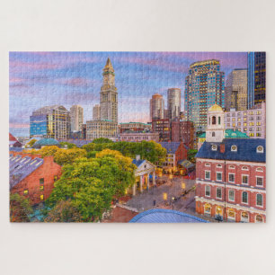 Boston Stad gebouwen Massachusetts USA Legpuzzel