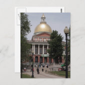 Boston State House Briefkaart (Voorkant / Achterkant)