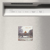 Boston State House in Winter 9870 Magneet (Insitu (Vaatwasser))