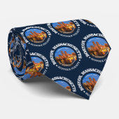 Boston (steden) stropdas (Opgerold)