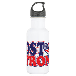 Boston sterk met Amricah Heart Waterfles