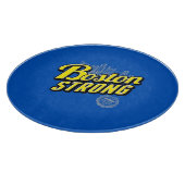 Boston sterk op een blauw decor snijplank (Hoek)