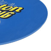 Boston sterk op een blauw decor snijplank (Hoek)