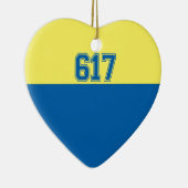 Boston Sterke grafische stijl Keramisch Ornament (Rechts)