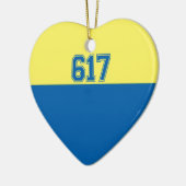 Boston Sterke grafische stijl Keramisch Ornament (Links)