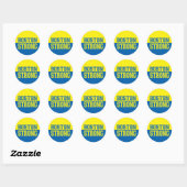 Boston Sterke grafische stijl Ronde Sticker (Vel)