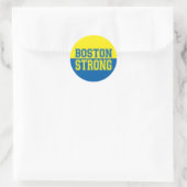 Boston Sterke grafische stijl Ronde Sticker (Tas)