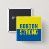 Boston Sterke grafische stijl Vierkante Button 5,1 Cm (Voorkant /achterkant)