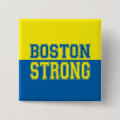 Boston Sterke grafische stijl Vierkante Button 5,1 Cm (Voorkant)
