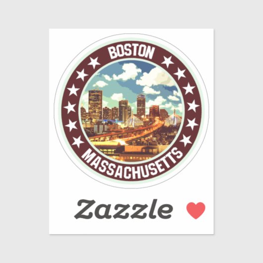 Boston Sticker (Vel)