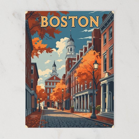 Boston Street Briefkaart