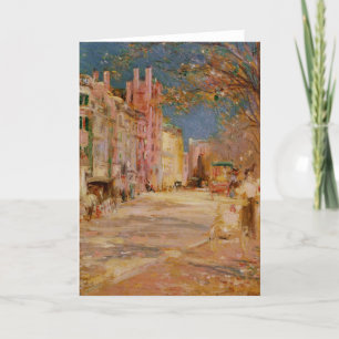 Boston Street Scene - Edward Mitchell Banister Kaart