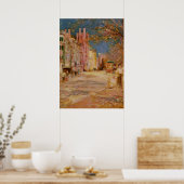 Boston Street Scene - Edward Mitchell Banister Poster (Keuken)