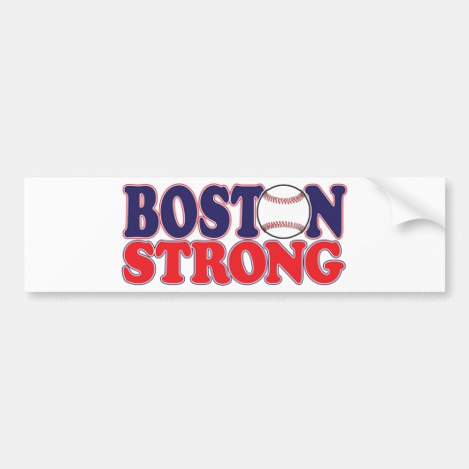 Boston Stron Bumpersticker (Voorkant)