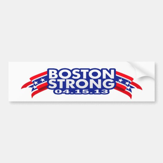 Boston Strong 15 april 2013 Bumpersticker (Voorkant)