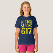 Boston Strong 617 T-shirt (Voorkant volledig)
