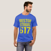 Boston Strong 617 T-shirt (Voorkant volledig)