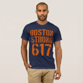 Boston Strong 617 T-shirt (Voorkant volledig)