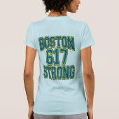 Boston STRONG 617 Typografie T-shirt (Achterkant)