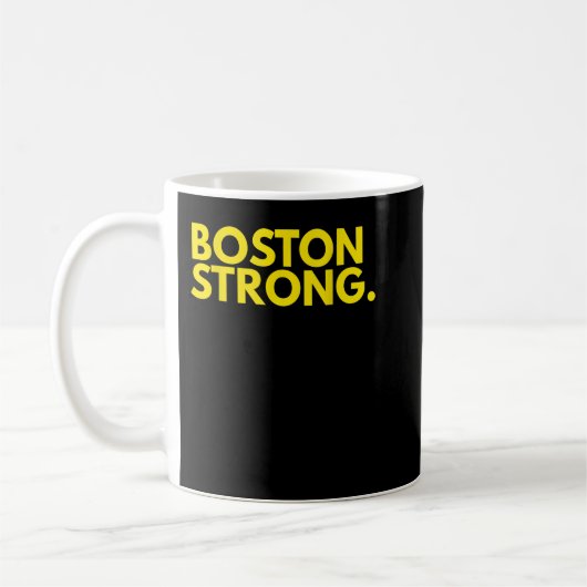 Boston Strong Athletic T shirt Koffiemok (Links)