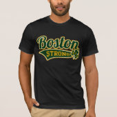 Boston Strong Ballpark Shamrock College T-shirt (Voorkant)