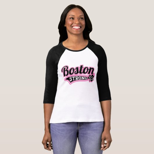 Boston Strong Ballpark Shamrock style T-shirt (Voorkant volledig)