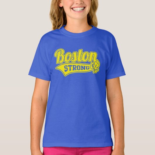 Boston Strong Ballpark Shamrock T-shirt (Voorkant)