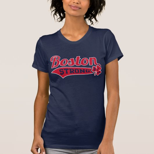 Boston Strong Ballpark Shamrock T-shirt (Voorkant)