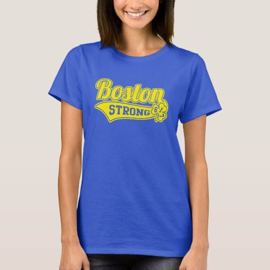Boston Strong Ballpark Shamrock T-shirt (Voorkant)