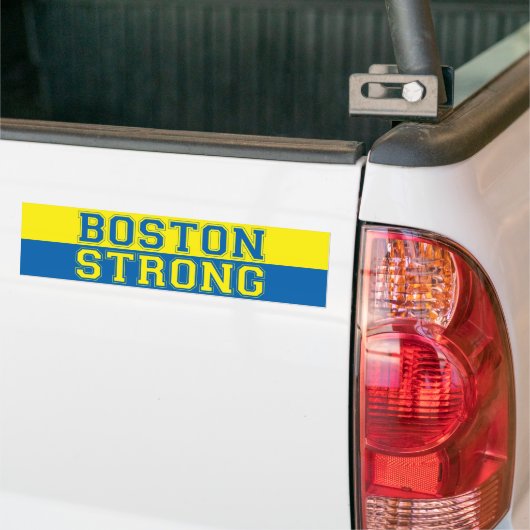 Boston Strong banner stijl Bumpersticker (Op Truck)