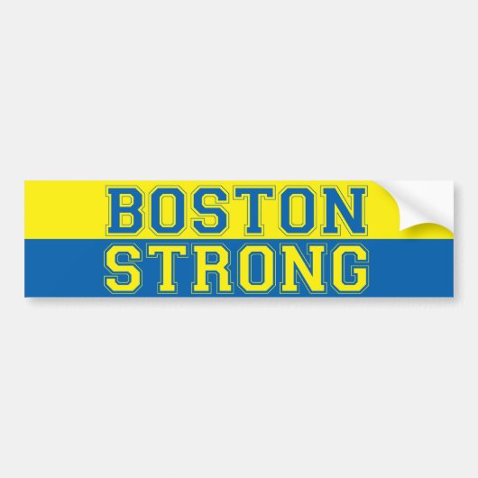 Boston Strong banner stijl Bumpersticker (Voorkant)
